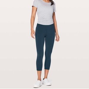Lululemon Align Crop *21” -Nocturnal Teal